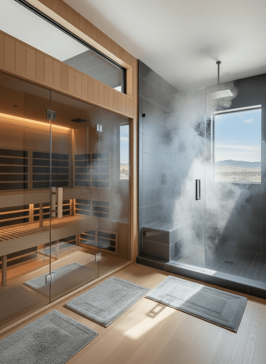 Sierra custom infrared sauna by SaunaCloud