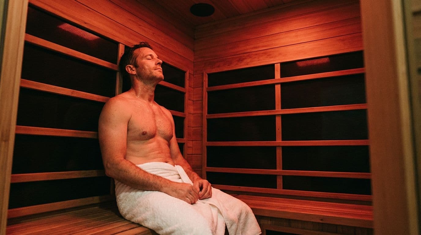 Custom infrared sauna for cardiovascular health and blood pressure support