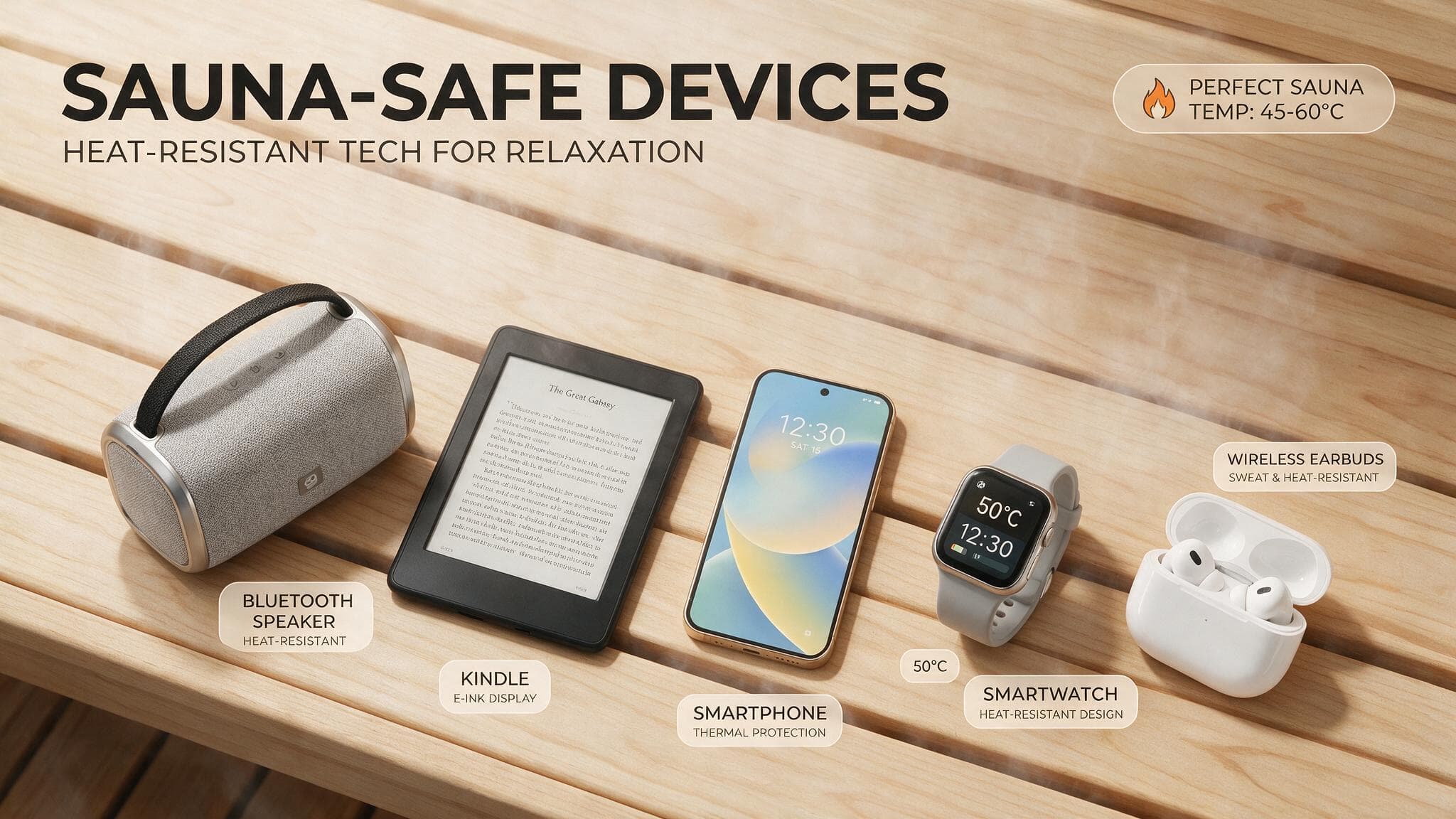 Can You Take a Book Into an Infrared Sauna? Paper, Kindle, and Audiobook Risks
