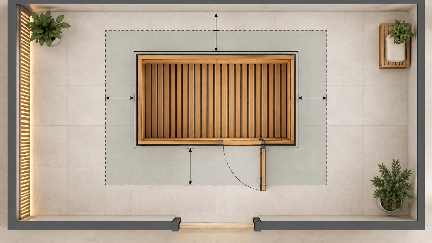 How Much Space Do You Need for an Infrared Sauna? The Real Answer Is 2-3 Feet Bigger Than the Footprint